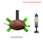 Interactive Dog Football Toy Soccer Ball Inflated Training Toy For Dogs Outdoor Border Collie Balls For Large Dogs Pet Supplies