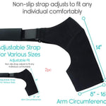 Neoprene Brace Dislocation Injury Arthritis Pain Shoulder Support