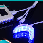 Smart LED Teeth Whitening Portable USB Charging Led Blue Light Dental Whitening Instrument Teeth Whitening Device Equipment