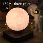 Magnetic Levitation Table Lamp Moon Light 3D Printing Planet Night Light