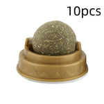 Catnip Balls Cat Treats Rotary Molar Teeth Cleaning