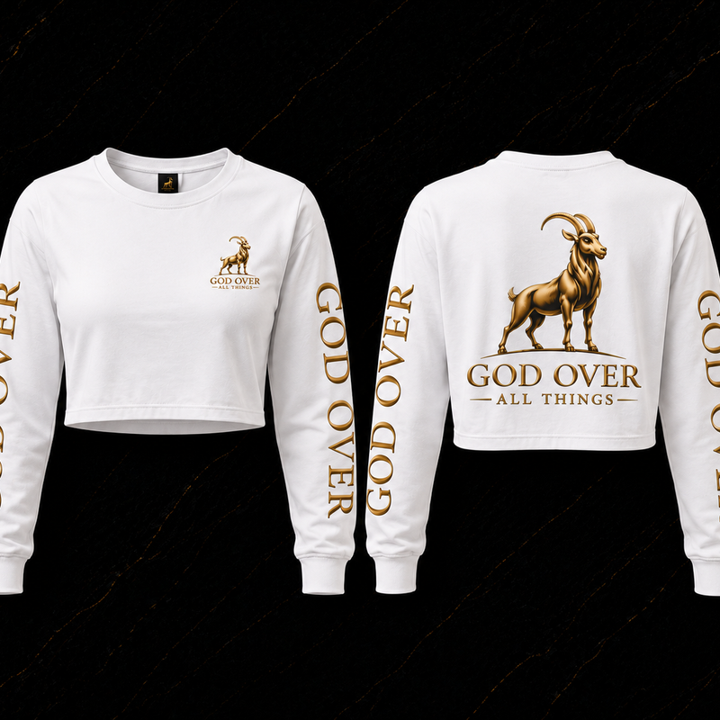 G.O.A.T Women Long Sleeve Crop