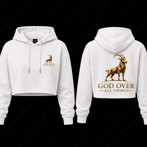 G.O.A.T Women Cropped Hoodie